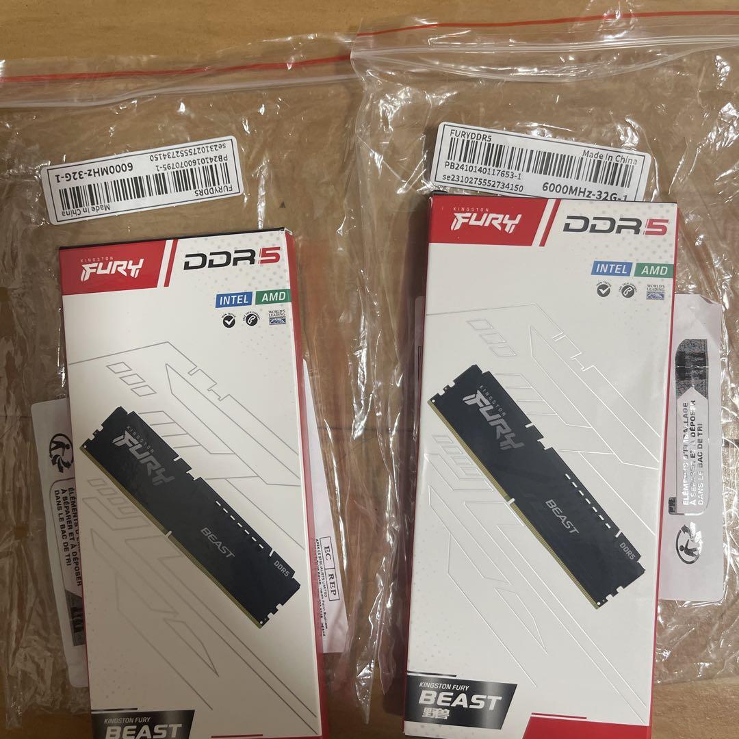Kingston fury ddr5 32gb X2(64gb)6000mhz