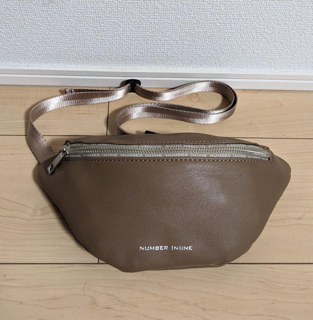 新品 NUMBER NINE ナンバーナイン ボディバッグ レザー ブラウン