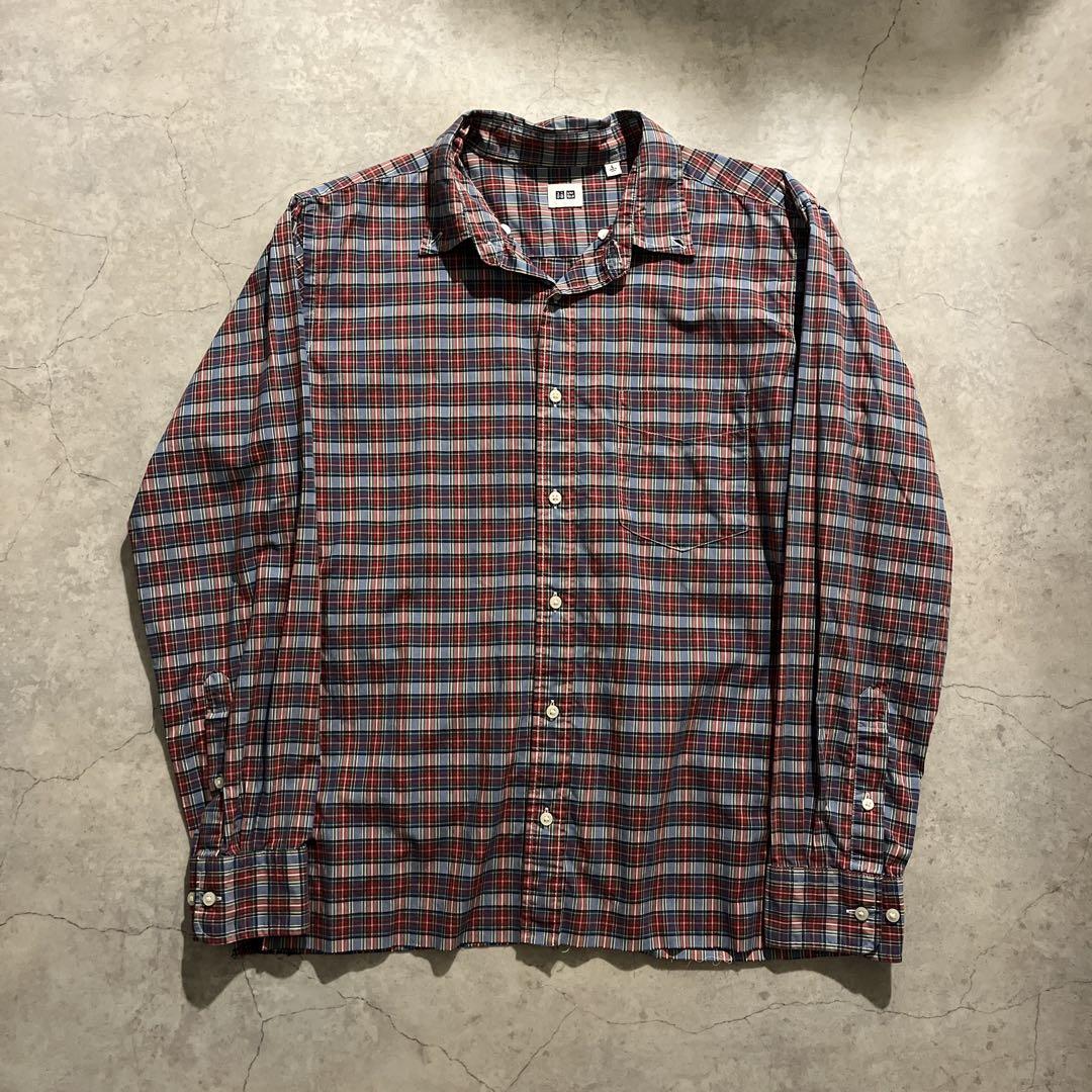 Cityboy 短丈 00s OLDUNIQLO マルチカラーチェックシャツ