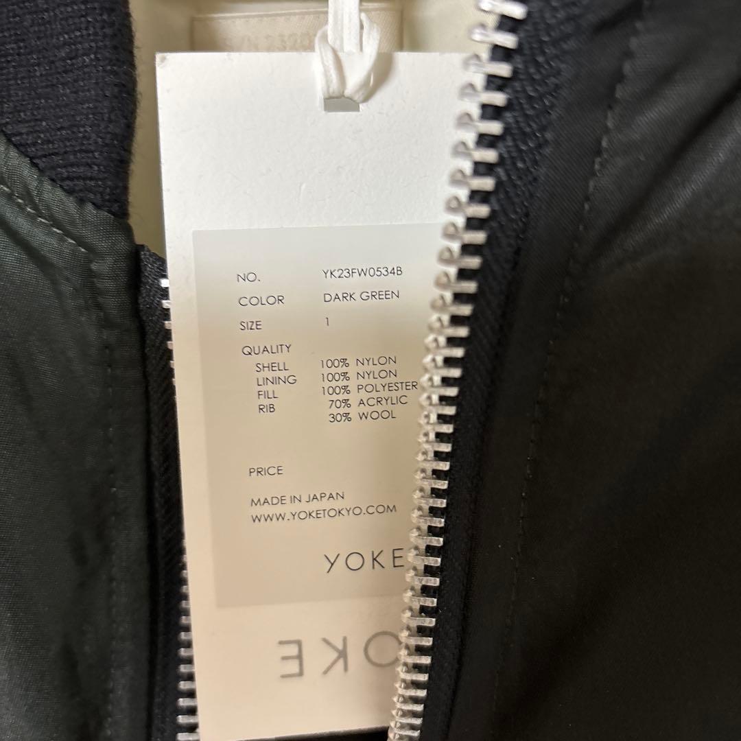 YOKE グラデーションプリントボンバージャケット フライトジャケット YOKE グラデーションプリントボンバージャケット フライトジャケット