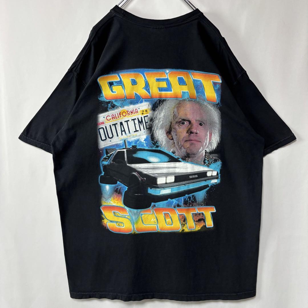 バックトゥザフューチャー　マーティー　ドク　ムービーTシャツ　XLサイズ　古着