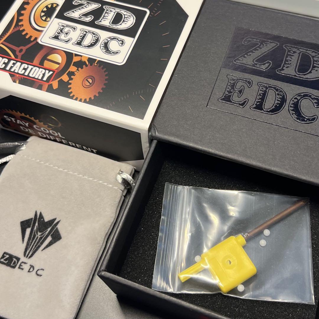 正規品」ZD Scepter 音叉EDCフィジェットトイ 双音叉入り チタン