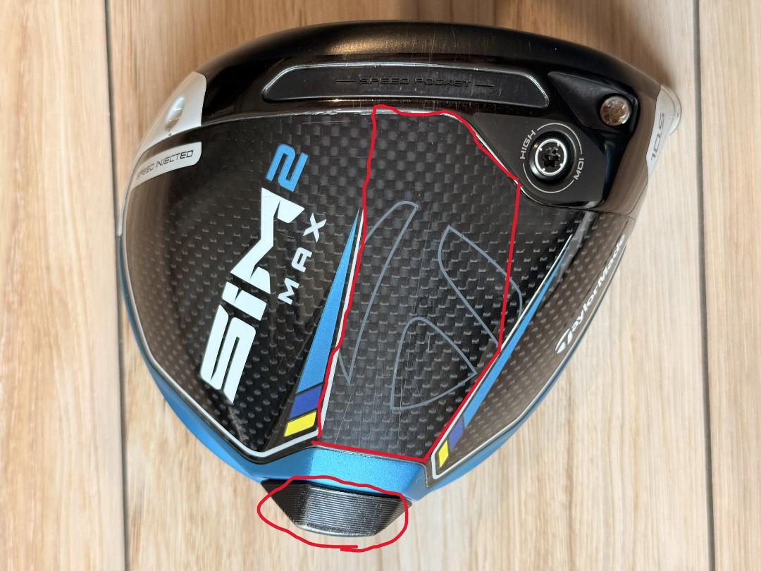 TaylorMade 【USモデル／ヘッド単体】 テーラーメイド SIM2 MAX