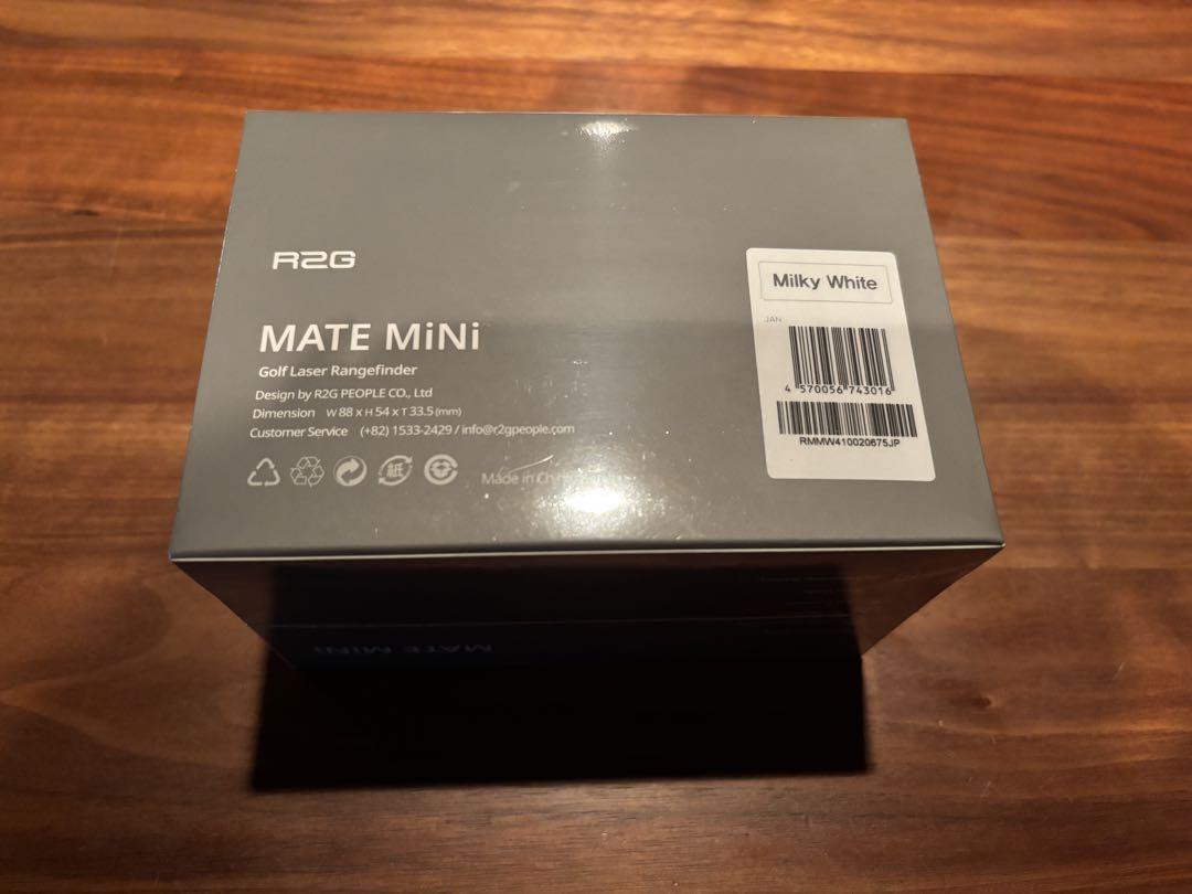 R2G MATE MINI ホワイト ゴルフ用距離計