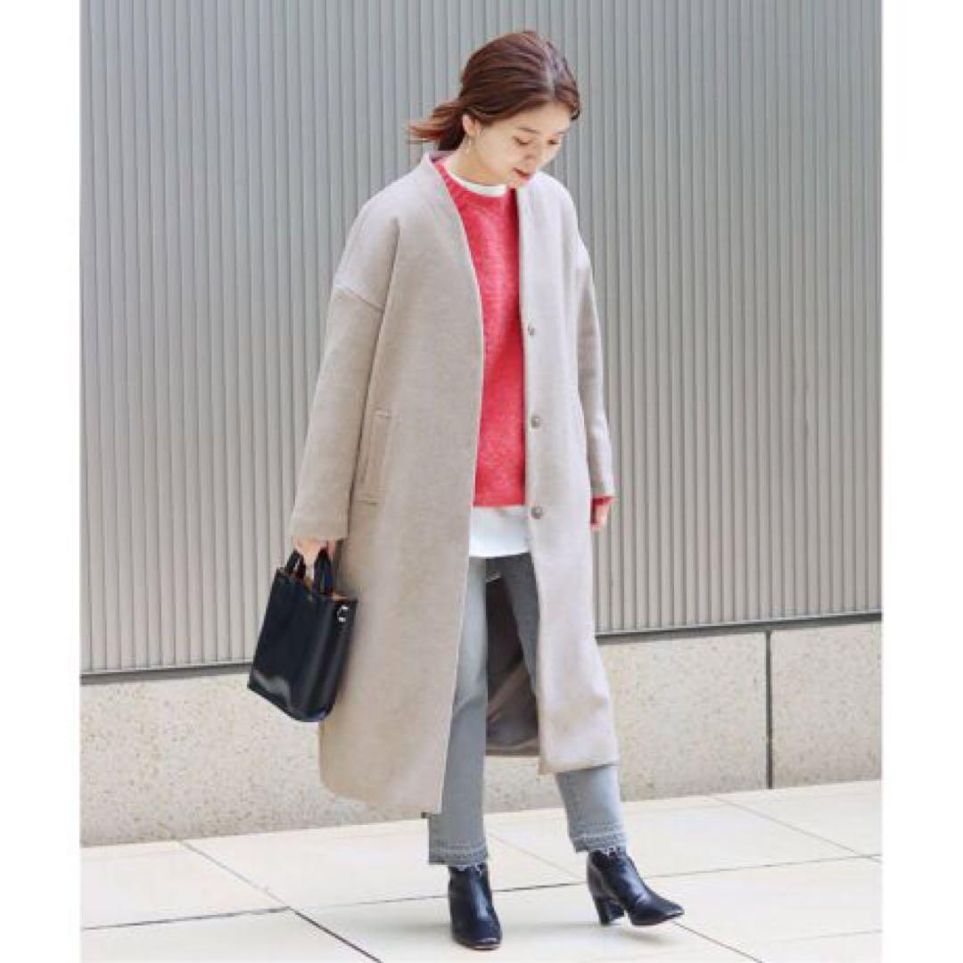JOURNAL STANDARD スーパー140ビーバーVネックコート