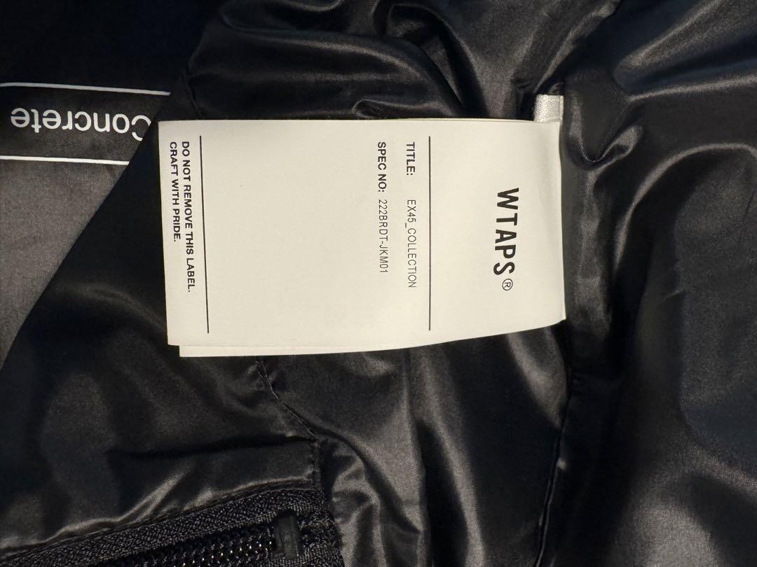 WTAPS BLACK/VEST/22AW/222BRDT-JKM01