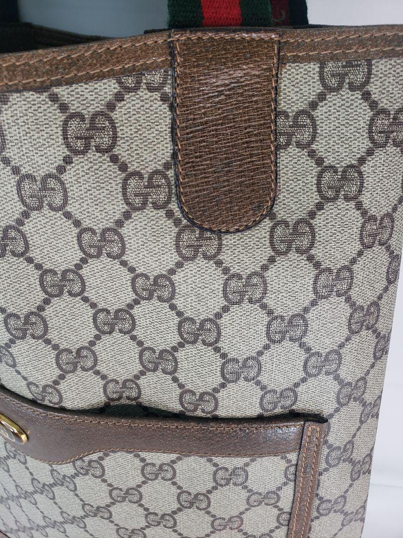 グッチ】オールドグッチ トートバッグ シェリーライン 中古品 B