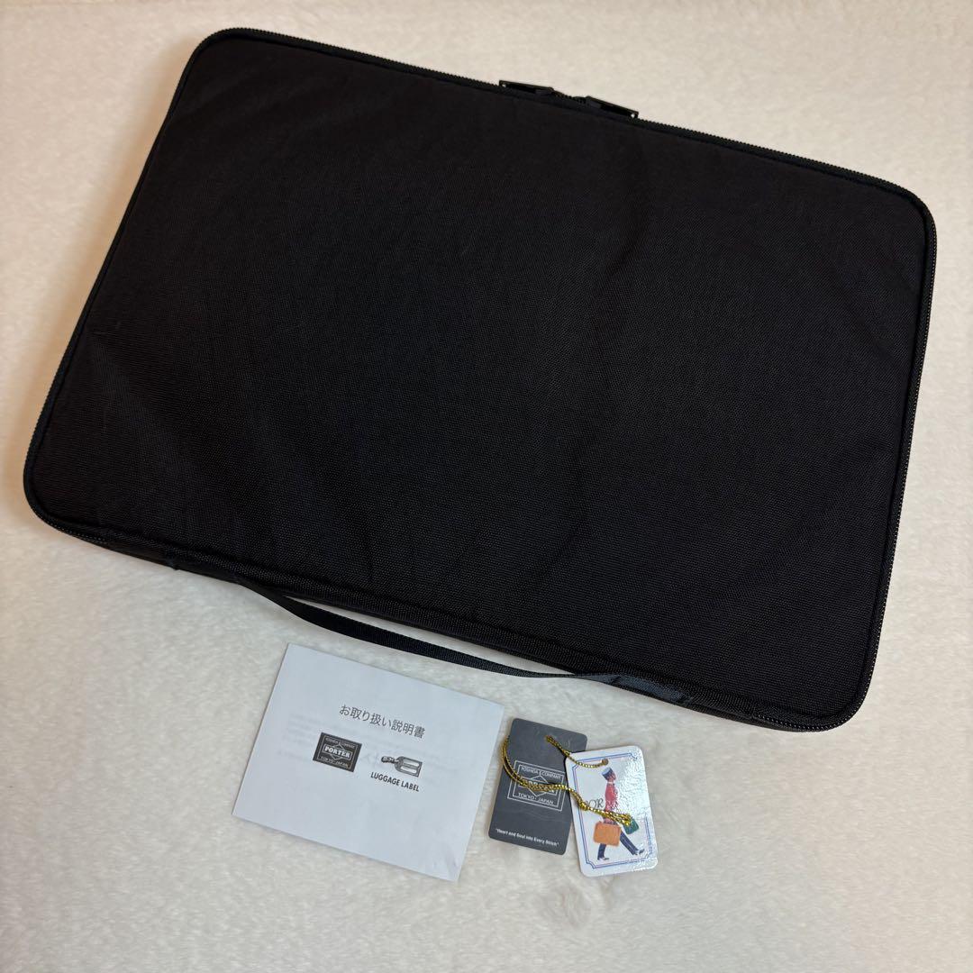 極美品】 ポーター PORTER タブレット ノートPCケース 赤タグ