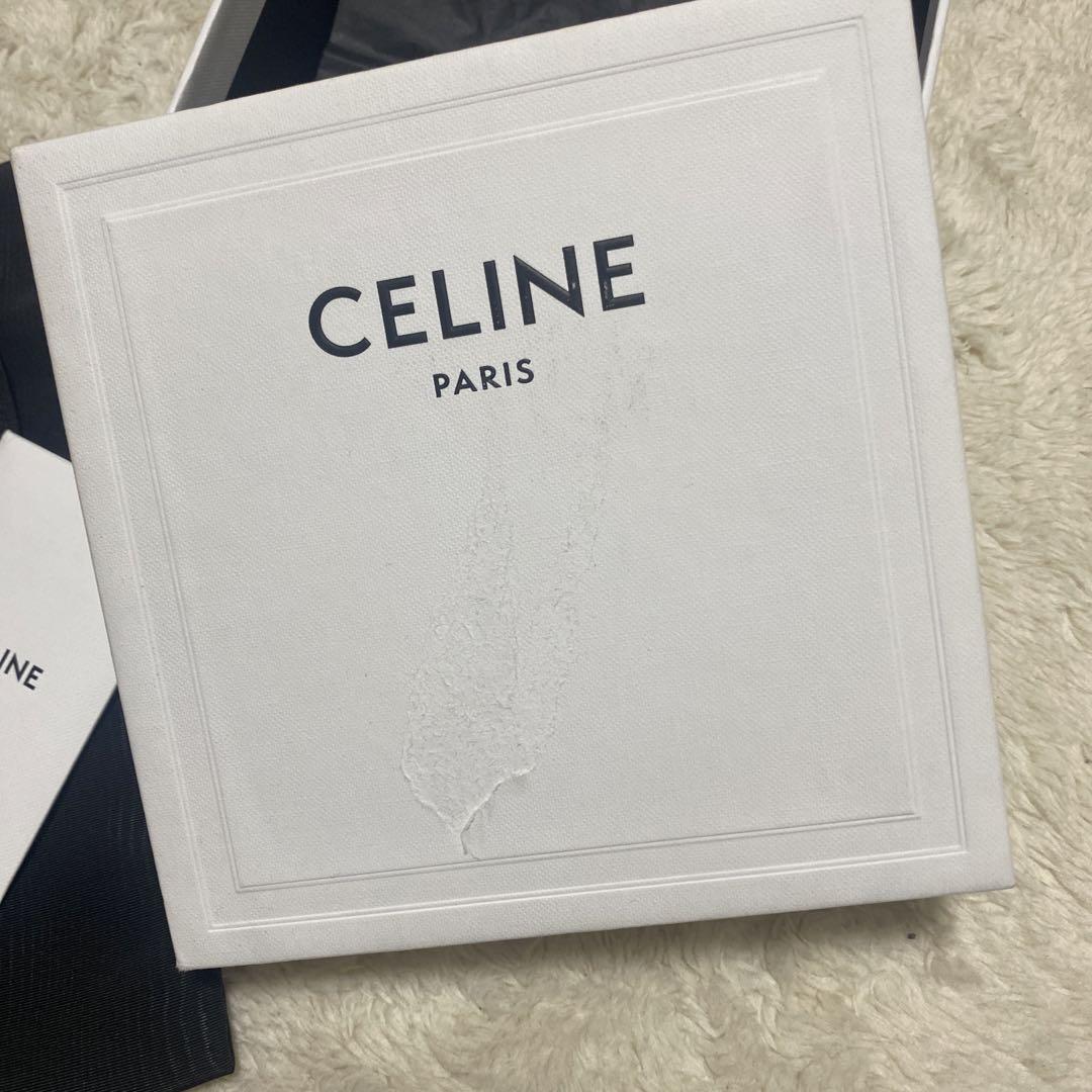 CELINE ベルト 黒 ロゴ入り