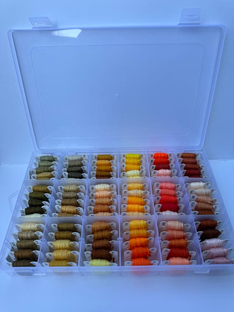 全447色の刺繍糸フルセット 全5ケース