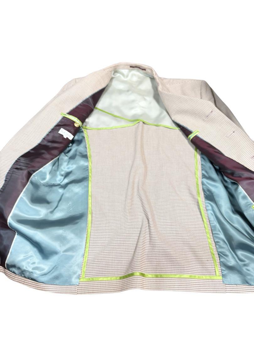 美品 Paul Smith ギンガムチェック テラードジャケット