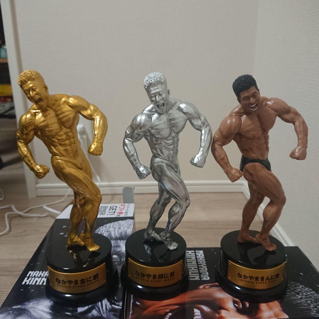 【匿名発送‼️4点セット❗️なかやまきんに君】シルバー フィギュア なかやまきんに君 フィギュア シルバー ゴールド - メルカリ