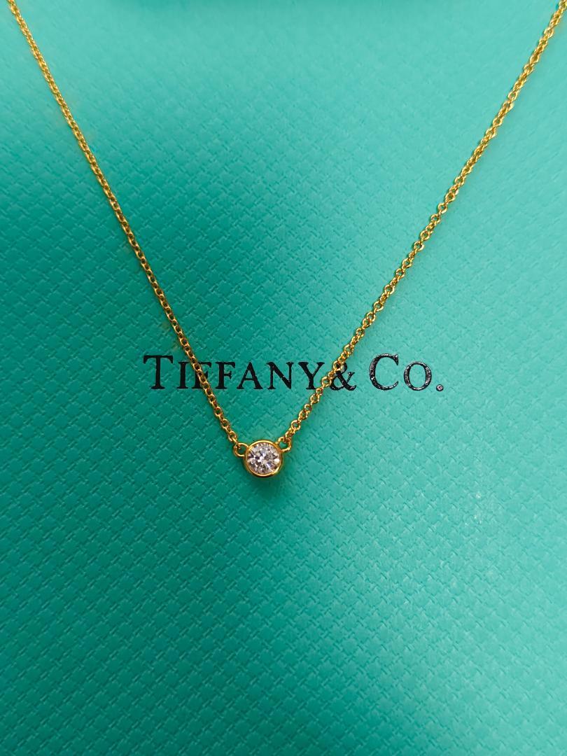 Tiffany & Co. バイザヤードネックレスゴールド TIFFANY&Co ティファニー バイザヤード ネックレス ゴールド