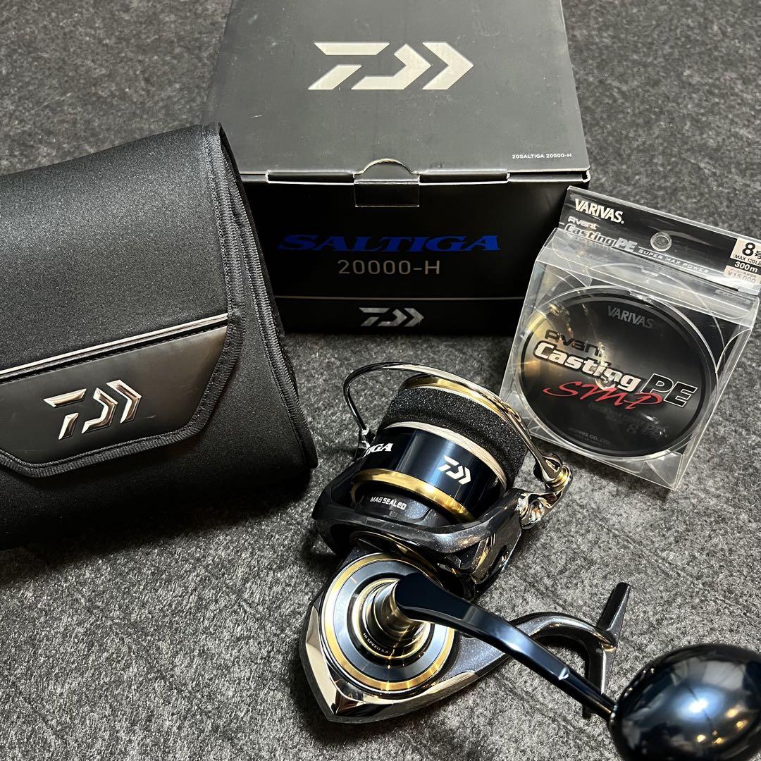 未使用品 ソルティガ 20000-H PEライン 8号 300m付き 未使用品 リール 未使用品 ソルティガ 20000-H PEライン 8号 300m付き 未使用品 リール