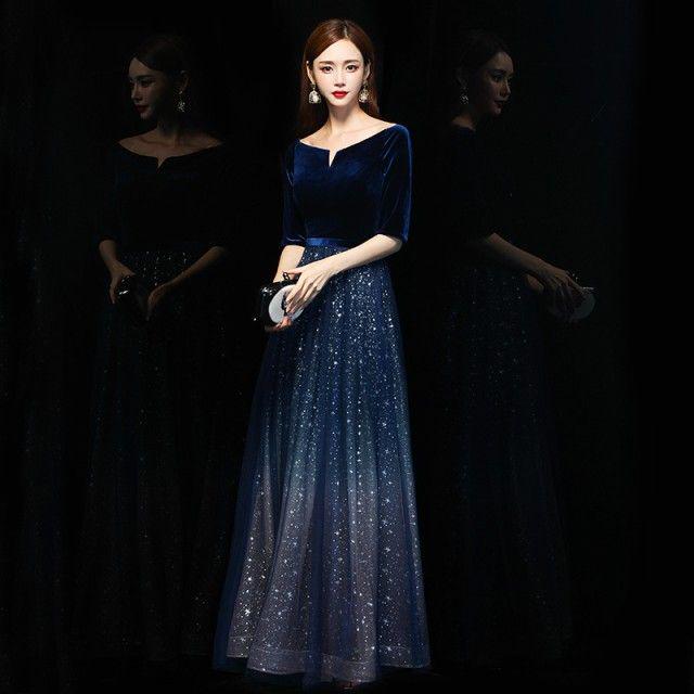 パーティードレス レディース ロングワンピース ロングドレス 演奏会