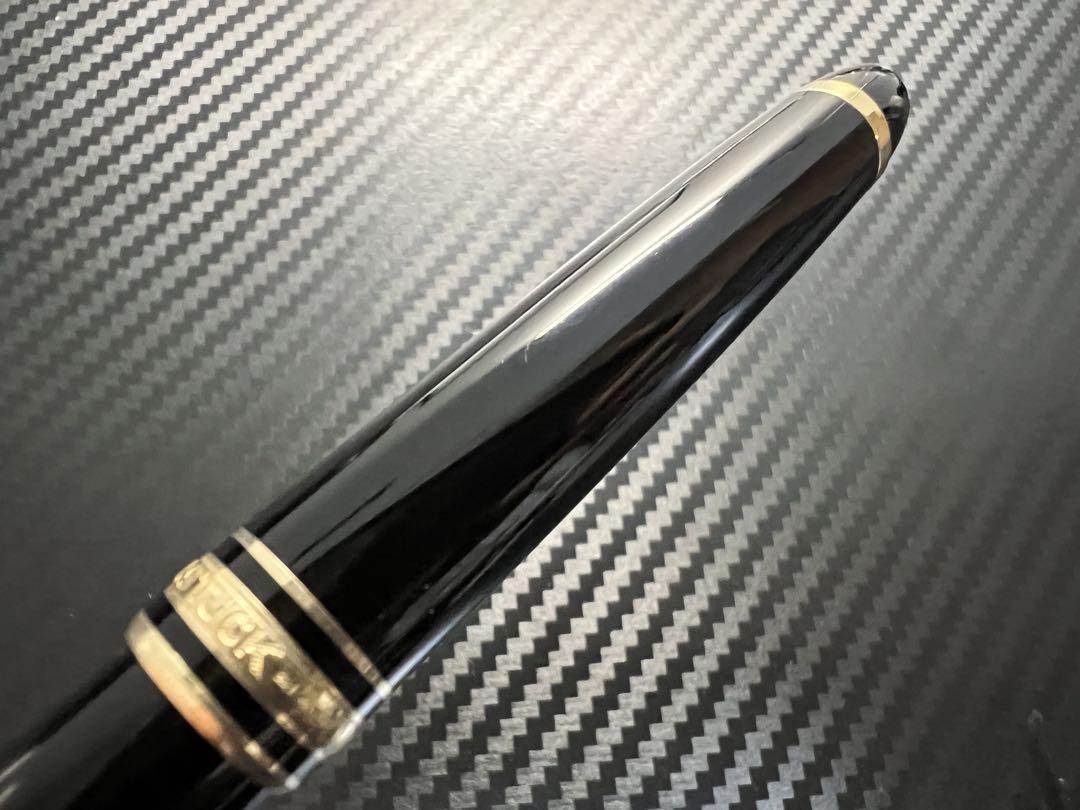 【未使用に近い】モンブラン ボールペン ロゴ 刻印あり ユニセックス ブラック 楽天市場】名入れ モンブラン PIX ブラック ボールペン MB132495