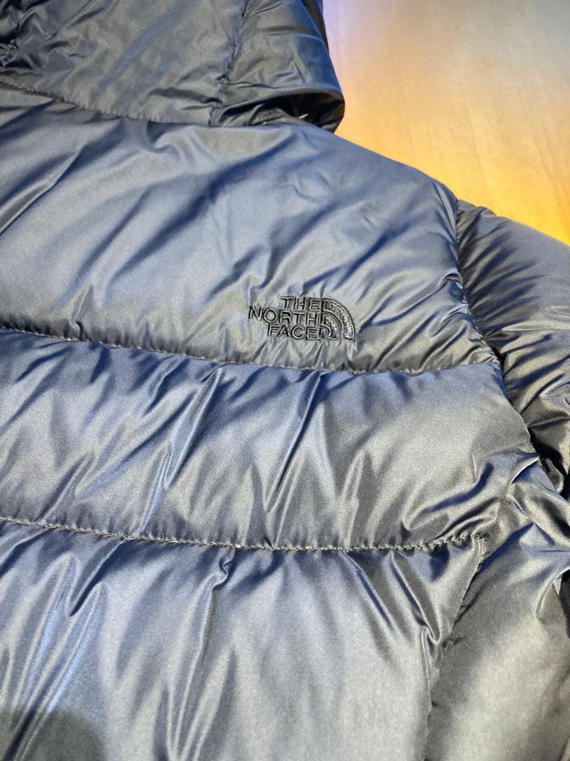 ザノースフェイス ロングダウン ファー付き 美品レディースL ネイビー ザノースフェイス ロングダウン ファー付き 美品レディースL ネイビー
