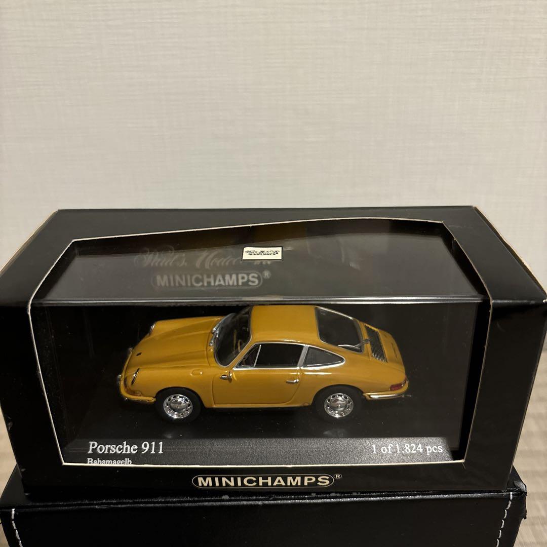 ミニチャンプス 1/43 Porsche 911 1964 イエロー