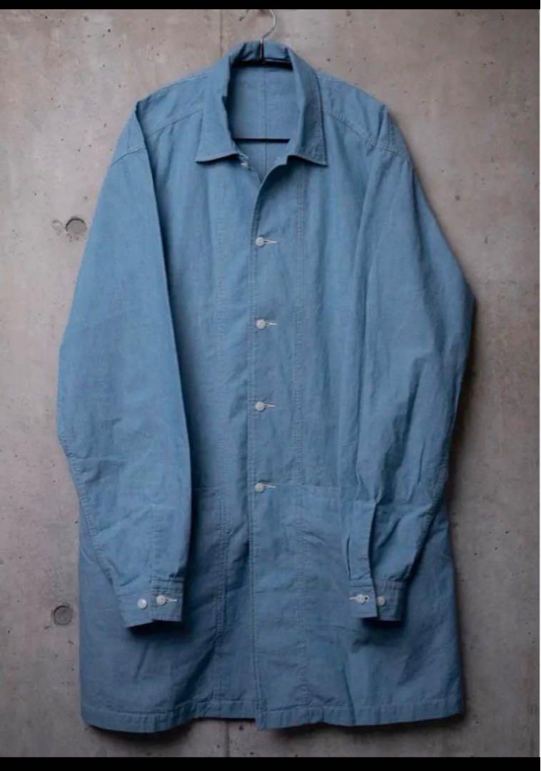 kinema シャンブレーロングシャツ