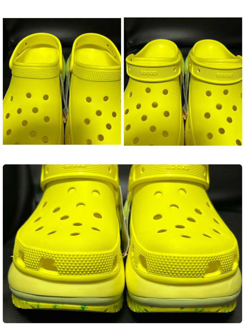 【未使用】crocs CLASSIC MEGA CRUSH CLOG W8 24