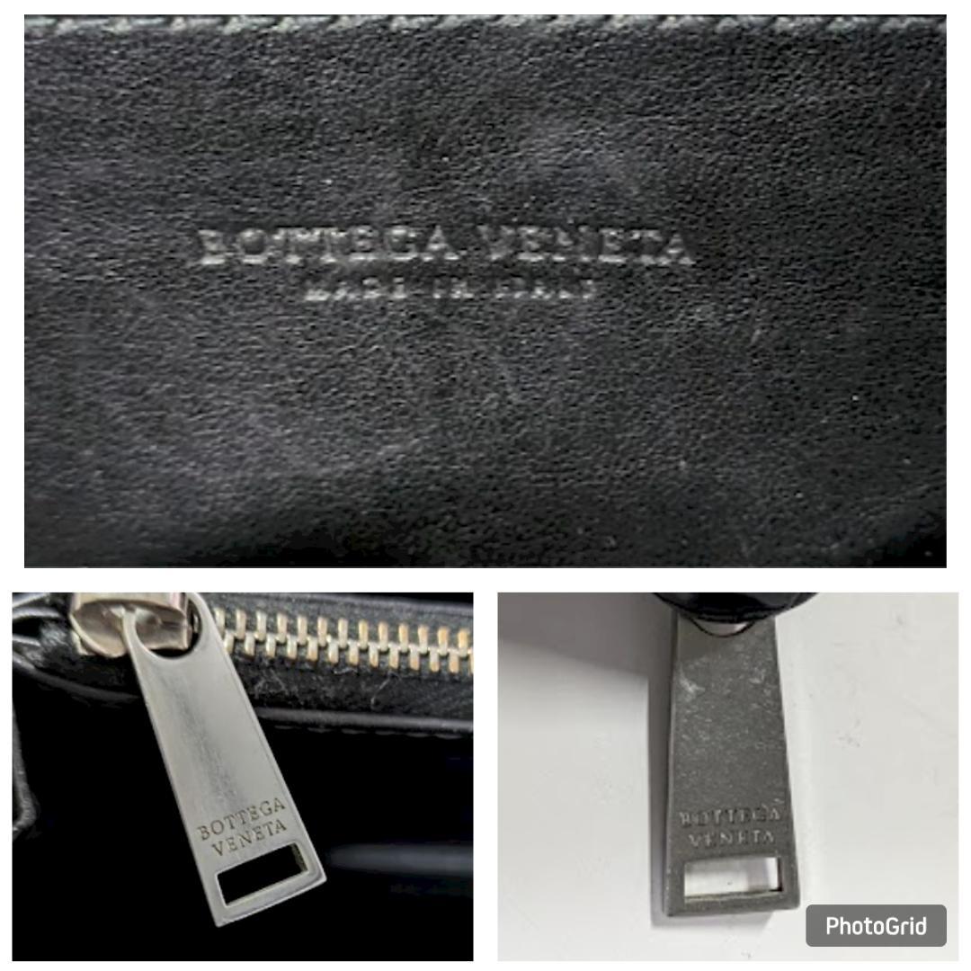 Tmoボッテガヴェネタ マキシイントレチャート 長財布 ラウンドファスナー