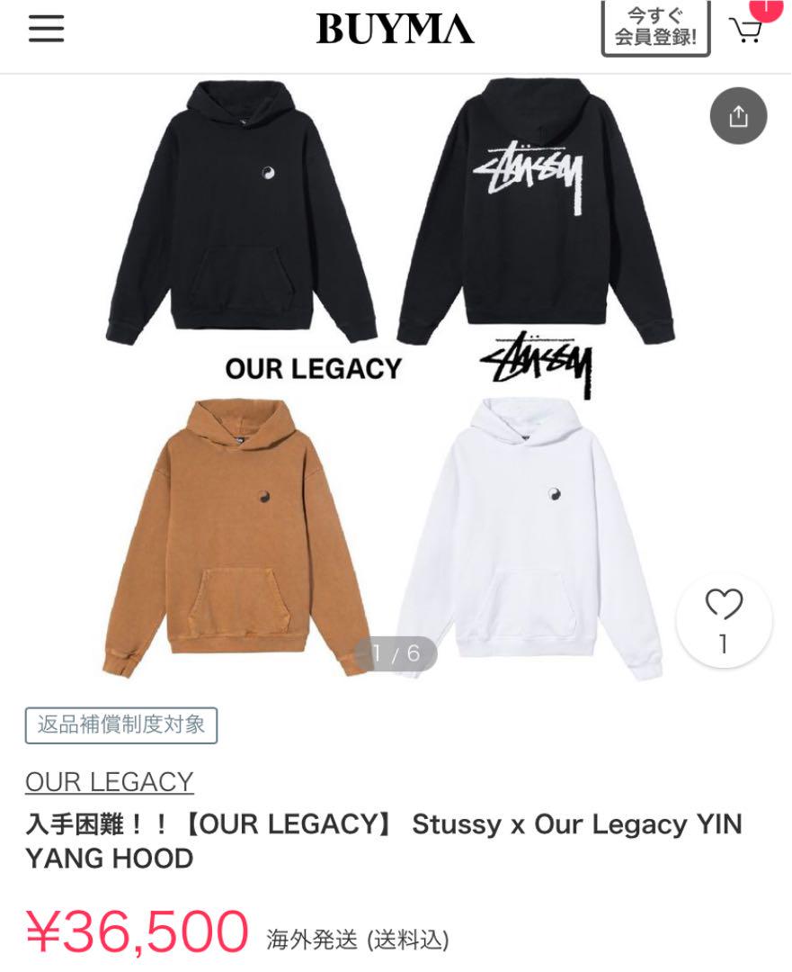 ブラック系,XL(LL)【コンビニ受取対応商品】 アワーレガシー オンライン卸し売り アワーレガシー×ステューシー パーカー パーカー