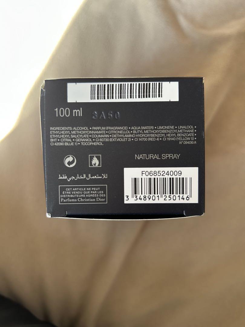 香水(ユニセックス) Dior SAUVAGE Eau de Toilette 100ml