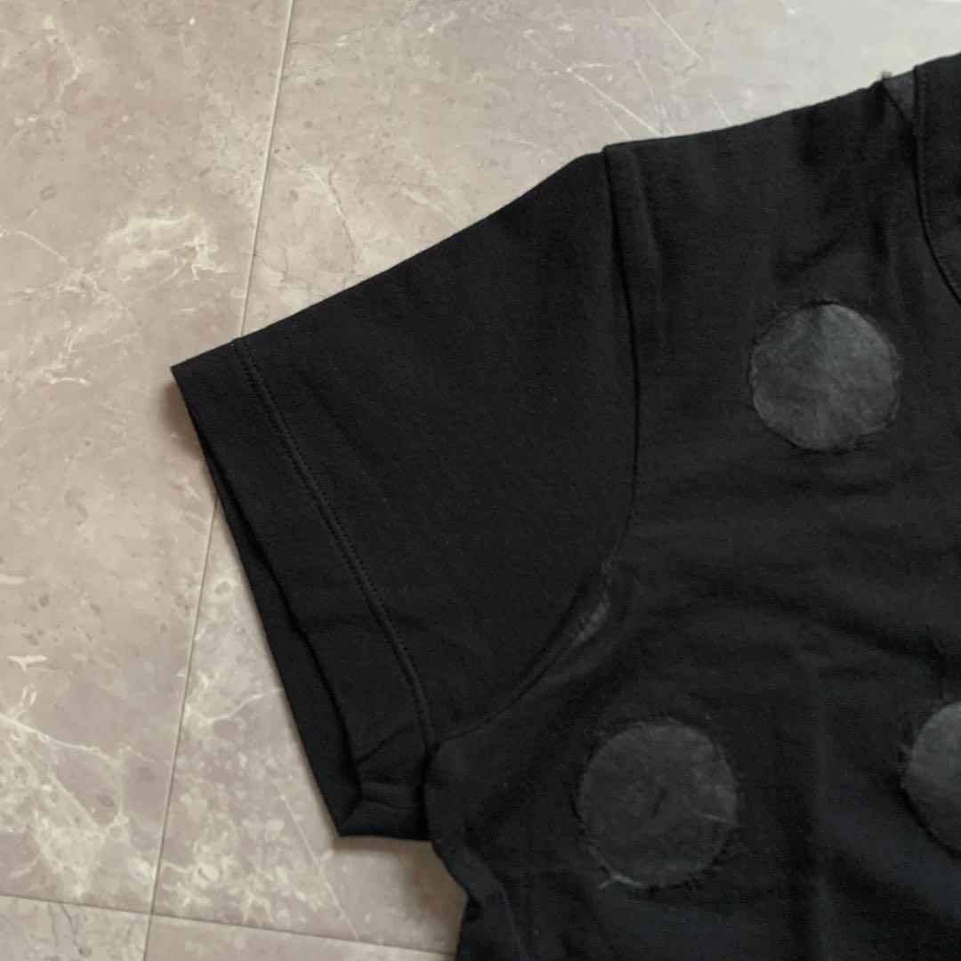 Y's ワイズ Tシャツ ドット 黒 新品タグ付き 2 ヨウジヤマモト Y's ワイズ Tシャツ ドット 黒 新品タグ付き 2 ヨウジヤマモト