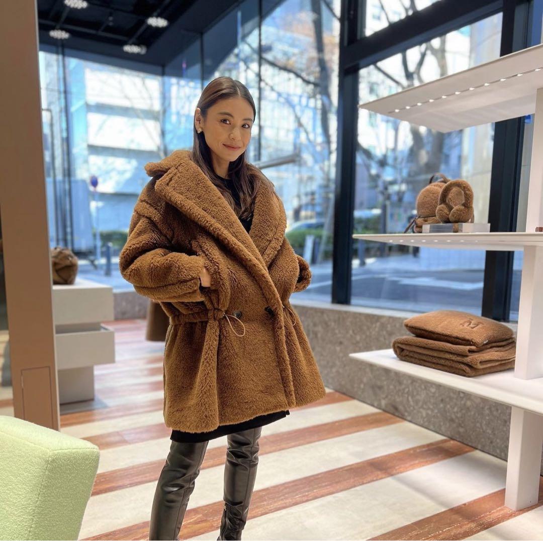 美品✨ZARA テディベアロングコート ボア カーキ VERY掲載滝沢