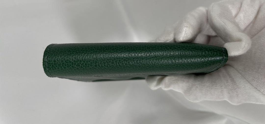 未使用 IL BISONTE イルビゾンテ 二つ折り財布 がま口 レザー 現行品