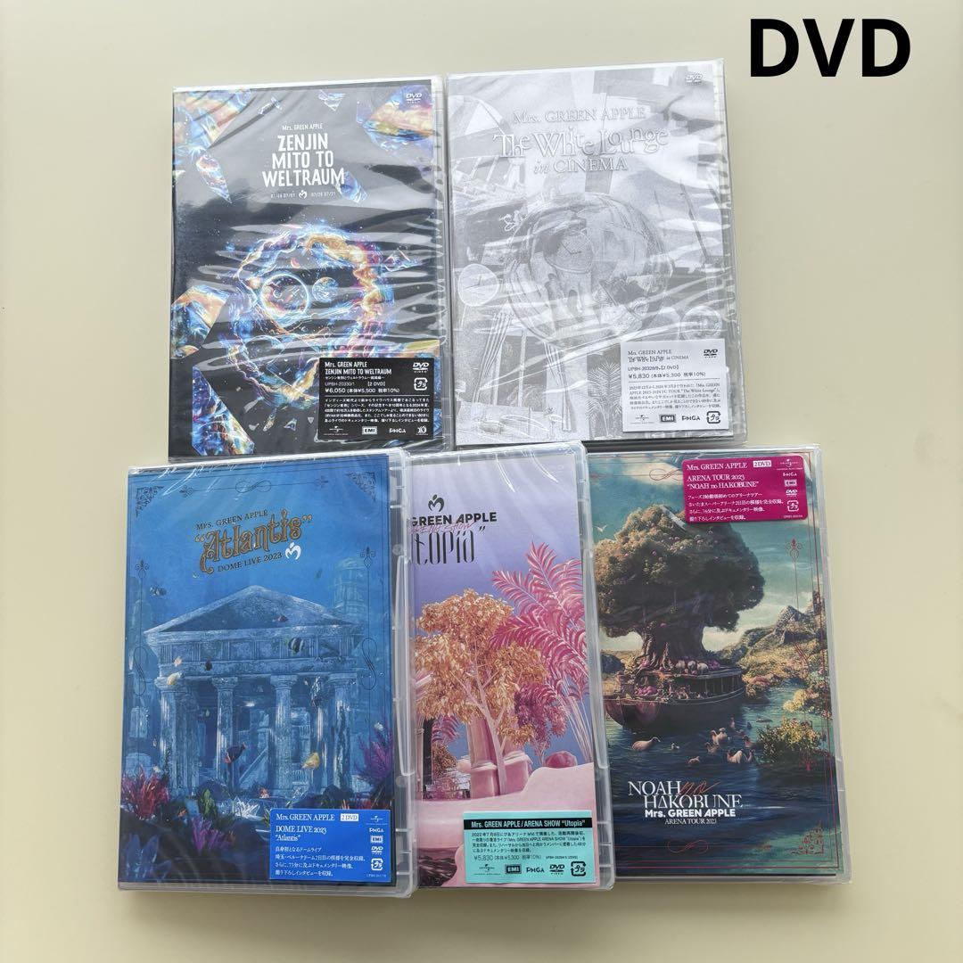 未使用Mrs GREEN APPLE DVD ZENJIN|White5品&/5