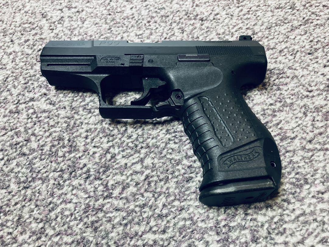 【中古美品・動作良好】マルゼン P99 タクティカル ガスブローバック ガスガン マルゼン ワルサー P99FS（フィクスドスライド） CO2 スペシャル