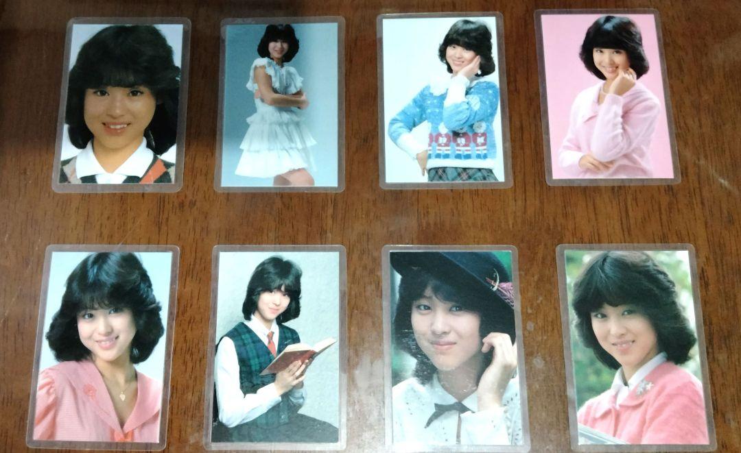 【美品】松田聖子80年代昭和アイドルブロマイドカード 8枚セット