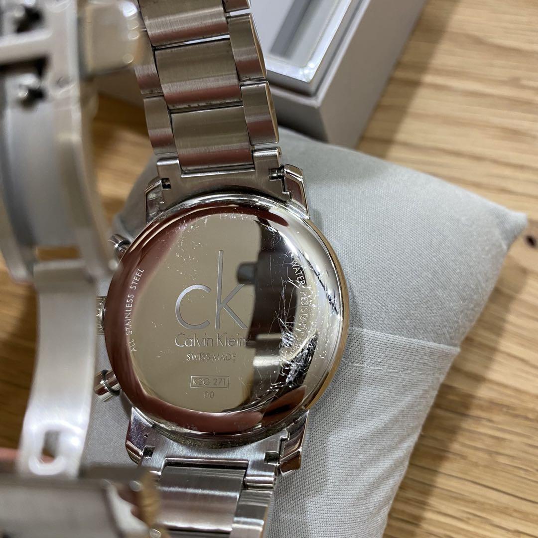 美品、カルバンクライン、クロノグラフ、腕時計 Amazon.co.jp: [カルバンクライン] 腕時計 クロノグラフ Posh