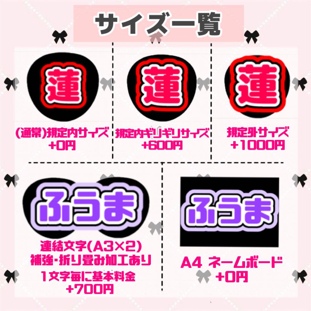 うちわ屋さん うちわ文字 オーダー 団扇 アイドル ライブ