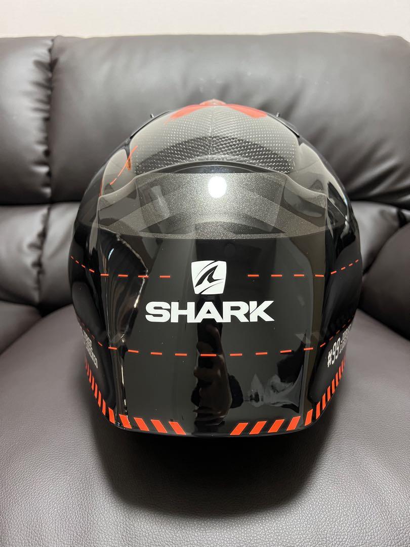 SHARK Race-R Pro GP Replica Zarco Signature Blue / White