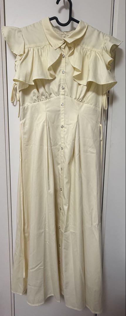 Rose Muse flare shirt dress イエロー