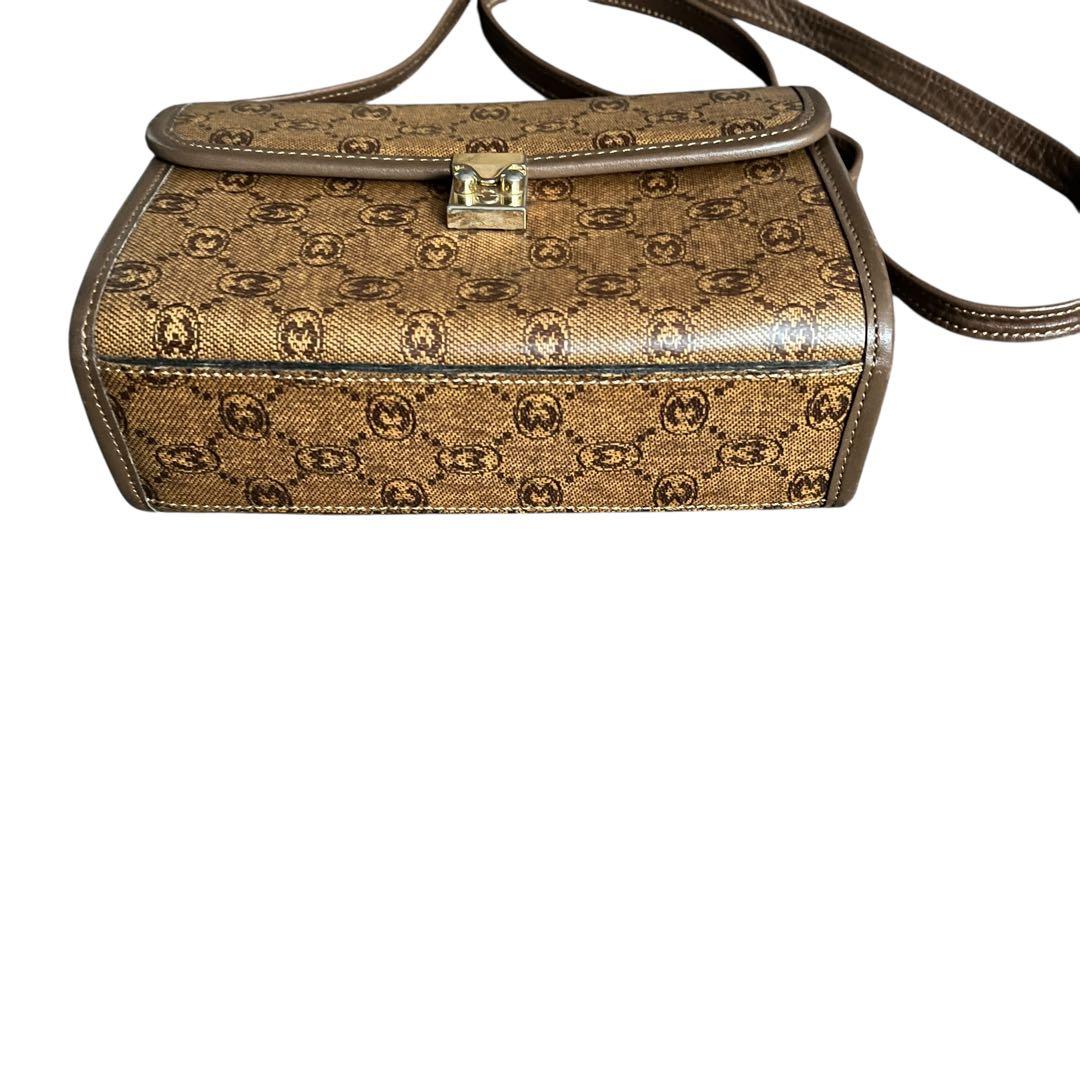 美品MORABITO モラビトコーティングキャンバス×レザーショルダーバッグ