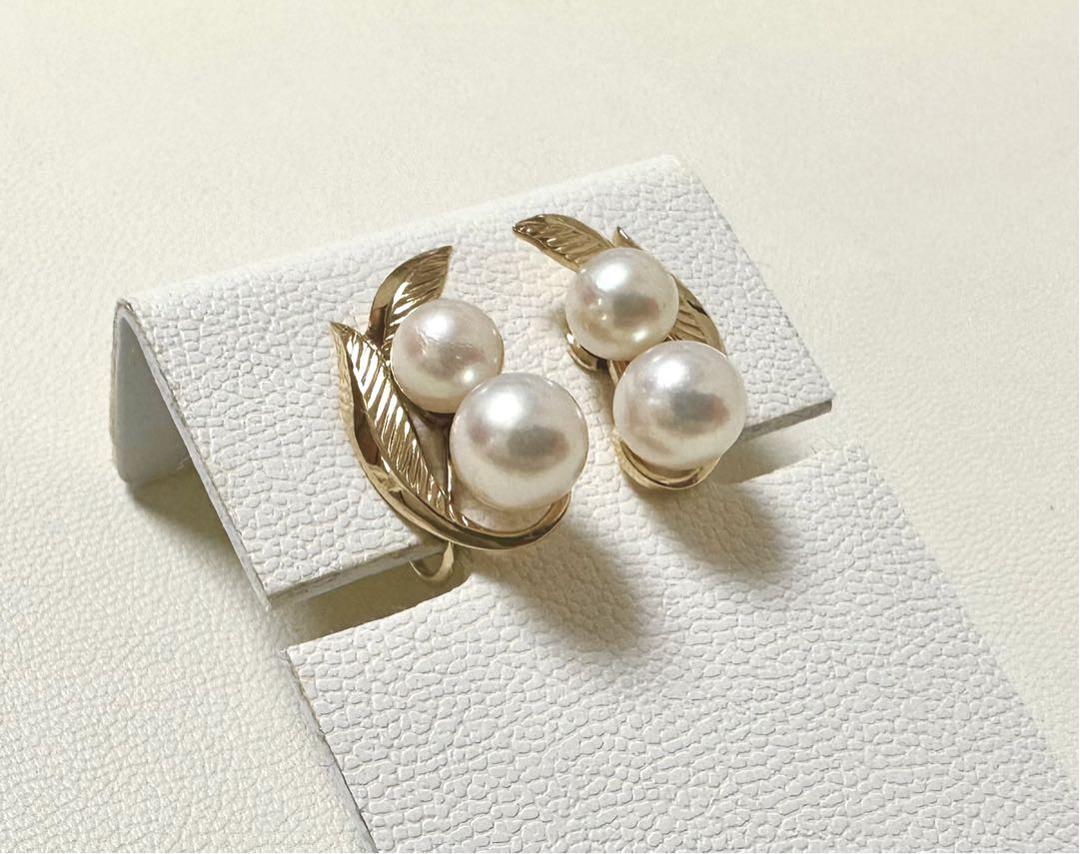 高品質最新作 MIKIMOTO アコヤ真珠イヤリング K14 xZKLA-m12784878766 国産爆買い
