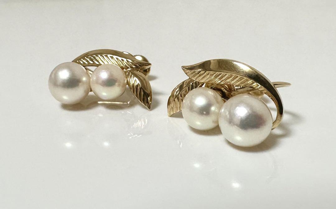 高品質最新作 MIKIMOTO アコヤ真珠イヤリング K14 xZKLA-m12784878766 国産爆買い