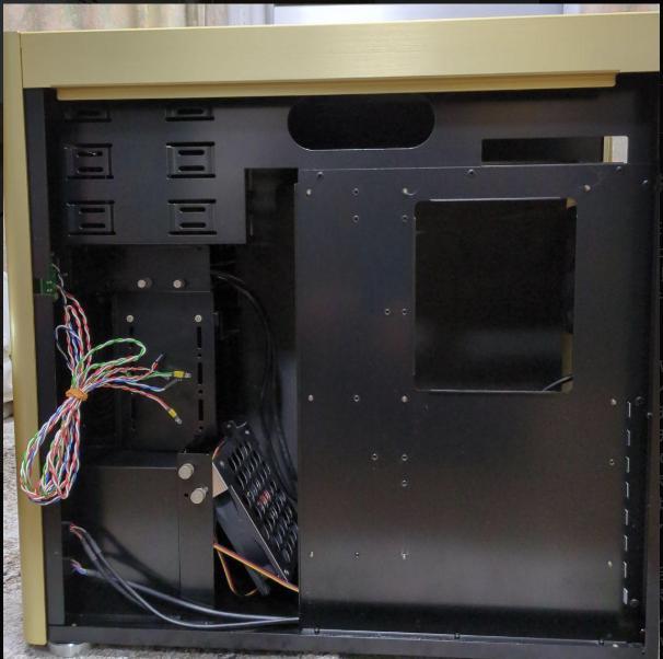 Abee AS Enclosure 501 PCケース シャンパンゴールドモデル Abee AS Enclosure 501 PCケース シャンパンゴールドモデル
