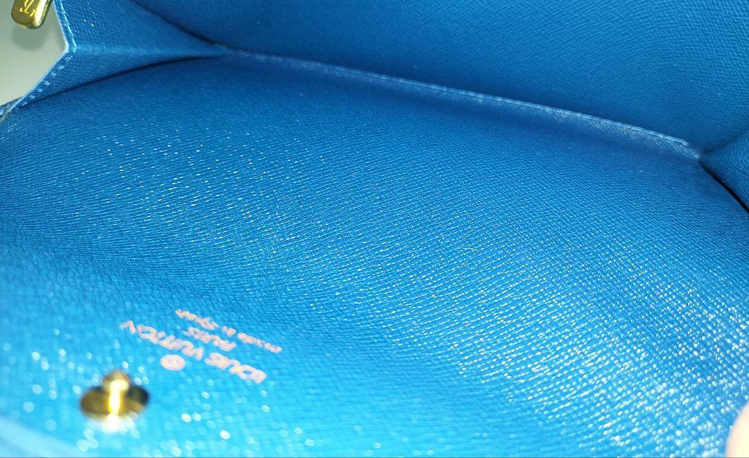 Louis Vuitton エピレザー 長財布 ブルー