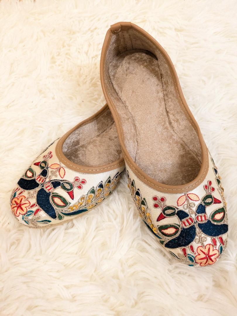 インド刺繍 スリッポン