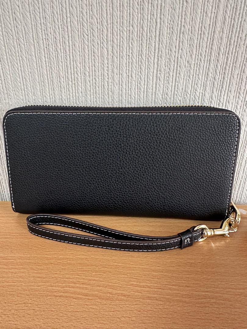 ♪新品未使用♪】COACH コーチ 長財布 ブラック レザー
