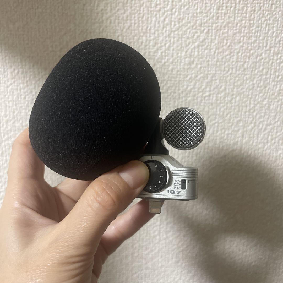 中古　ZOOM ズーム iQ7 MSステレオマイク iPhone iPad 簡単