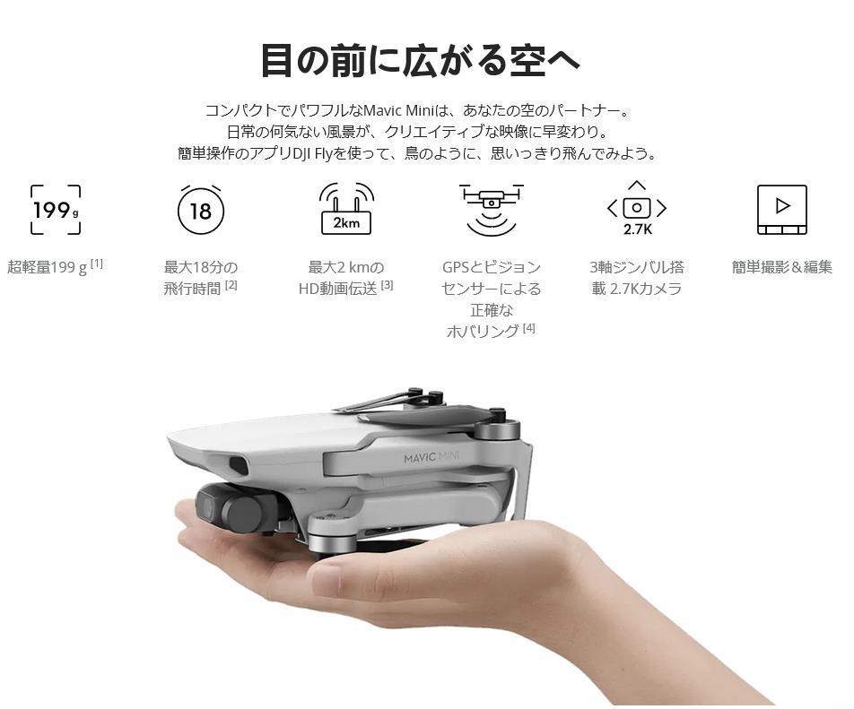 最安値在庫 Mavic Mini Fly More Combo 小型DJIカメラ付きドローン qnFIp-m12789849087 新品新作