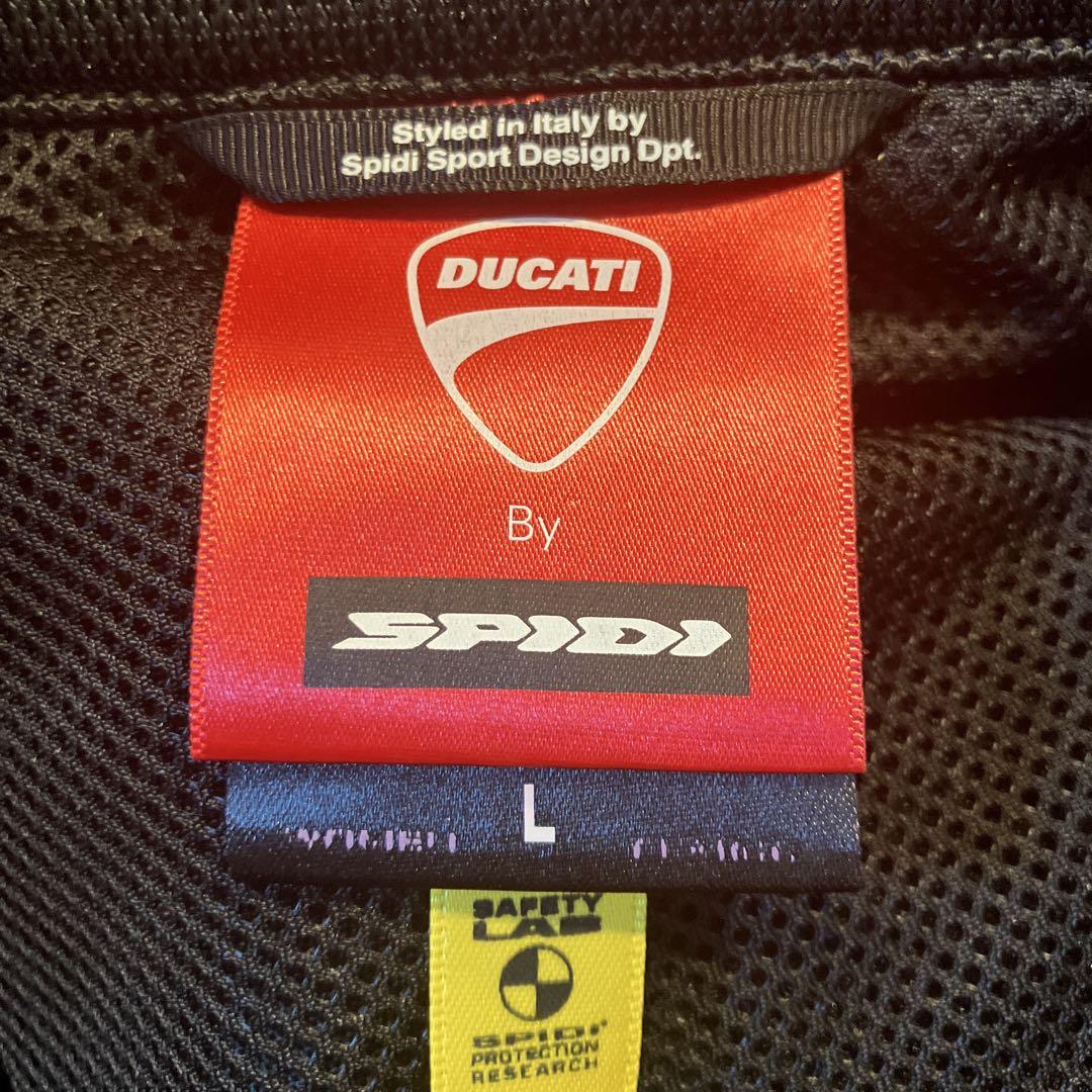 DUCATI レディスメッシュジャケット SPIDI ブラック系 Lサイズ