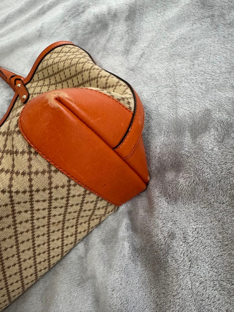 GUCCI グッチ ディアマンテ トートバッグ ハンドバッグ レザー キャンバス GUCCI グッチ ディアマンテ トートバッグ ハンドバッグ レザー キャンバス