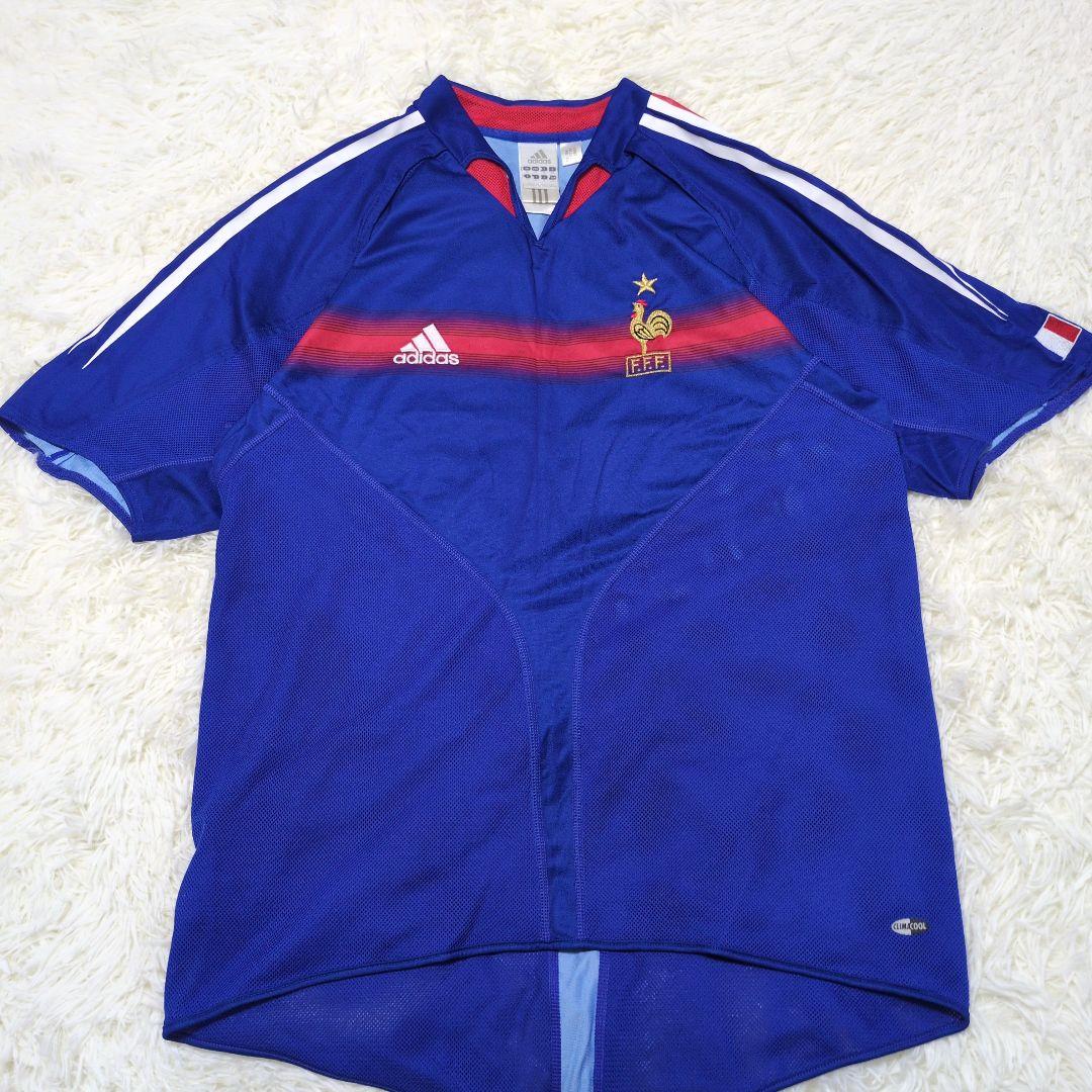 ✨美品✨ アディダス フランス代表 2004 ユニフォーム Оサイズ