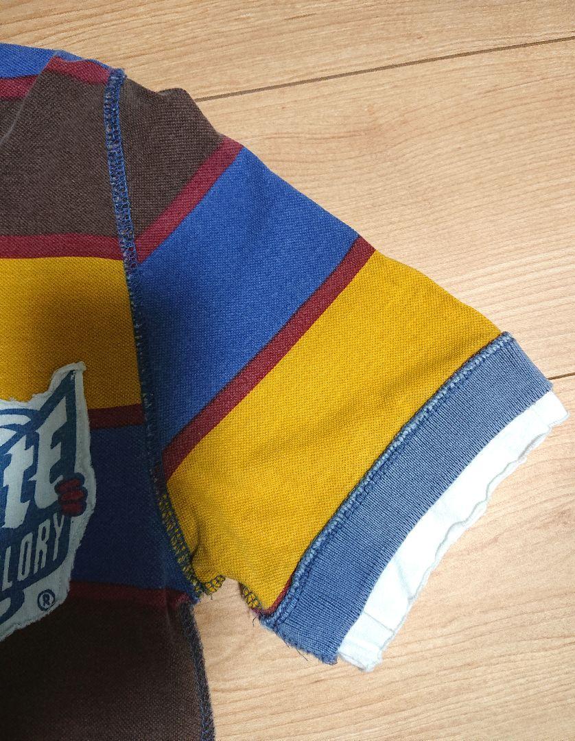 OLD GLORY(オールドグローリー)】マルチボーダーポロシャツ OLD GLORY(オールドグローリー)】マルチボーダーポロシャツ